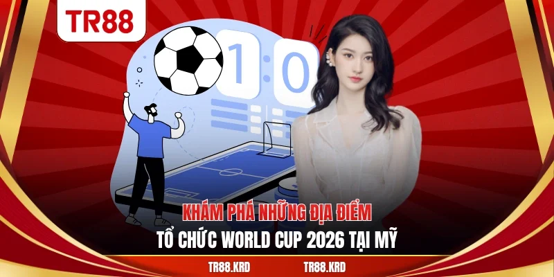 Khám phá những địa điểm tổ chức World Cup 2026 tại Mỹ